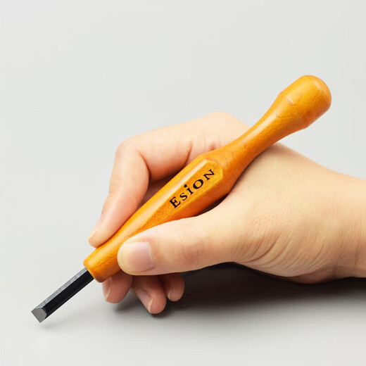 Japan imported ESION rubber stamp carving wood carving knife rubber brick carving knife printmaking carving knife single tool No. 2 flat knife