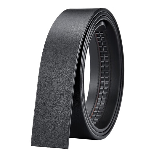 Laorentou (LAORENTOU) men's belt without buckle belt strip cowhide automatic buckle belt men's trouser belt without buckle belt 115-125