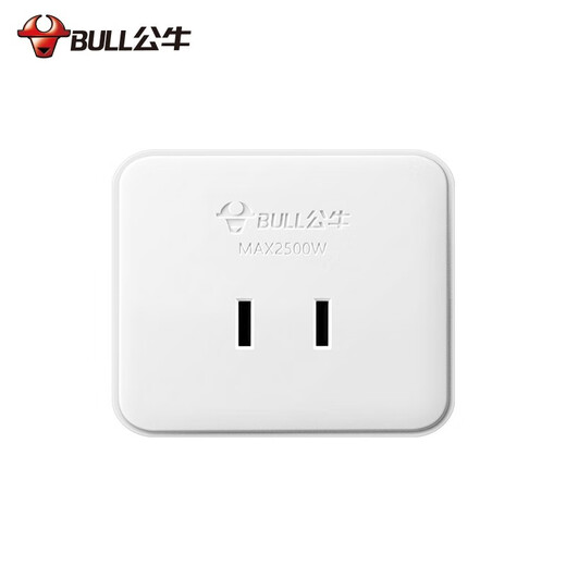 Bull socket panel type 86 wall surface-mounted mini two-hole 10A/3-hole 16A air-conditioning special plug-in electric curtain monitoring power spotlight wall 2-pin three-hole power socket 2-hole 10A surface-mounted Z1