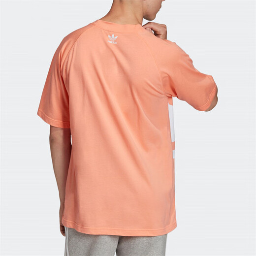 阿迪达斯（adidas） 三叶草夏季新品男装运动服休闲时尚跑步训练透气短袖T恤 FM9905 XS