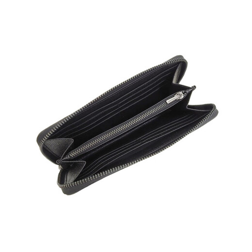 CoaCH (COACH) men's wallet long zipper rounded corner men's wallet classic wrist bag Japanese direct mail black