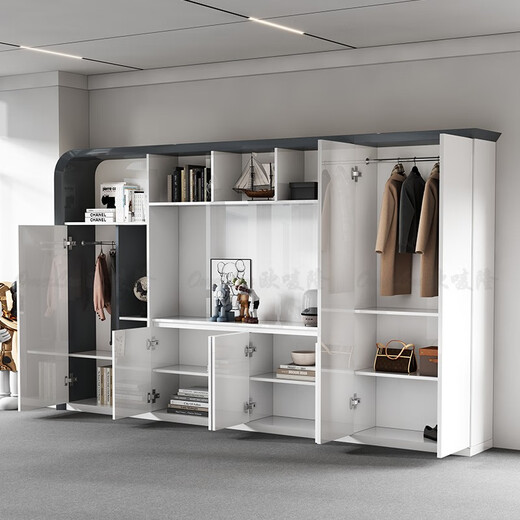 Ou Malong light luxury paint boss desk creative desk president leadership executive desk modern medical beauty fashion desk white 2.8 meters desk + office chair