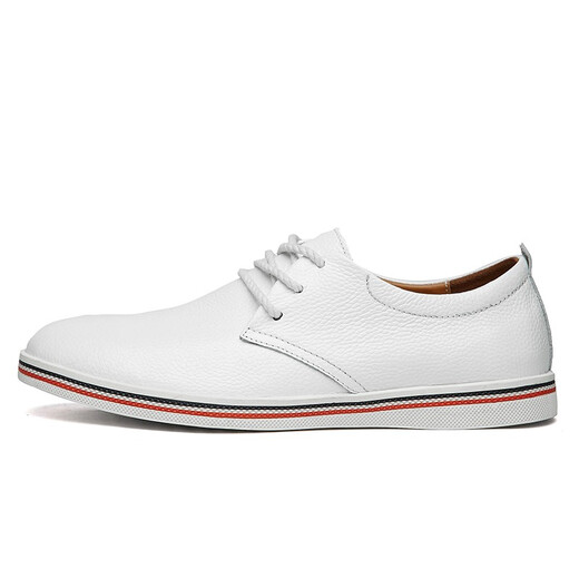 SZONVOS high-end brand golf shoes for men, nail-free white golf shoes, leather shoes, non-slip, waterproof, leather golf shoes, white 38