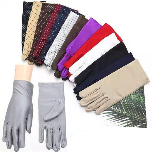 Qiao Meiting's special red gloves and jewelry shopping guide for the year of birth, high elastic spandex finger etiquette, men and women's stage, thin summer, big red, uniform size