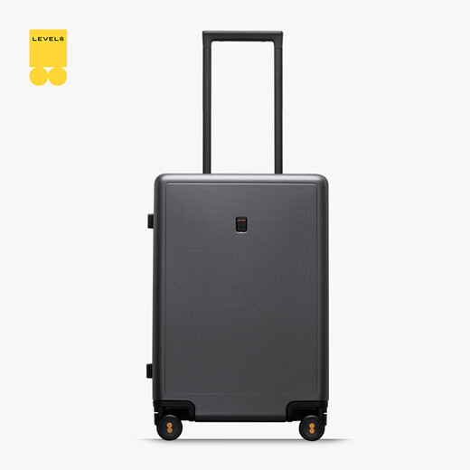 Horizon 8 (LEVEL8) suitcase male and female password student boarding case 20-inch traveler series classic PC universal wheel trolley case gray