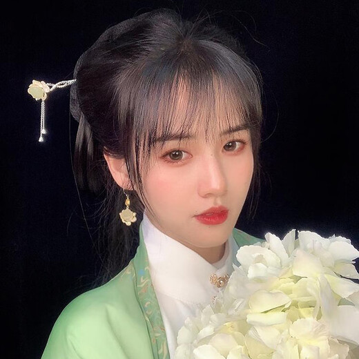 Camalon lotus hairpin, ancient style Hanfu cheongsam, hairpin, hairpin, hairpin, hairpin for girlfriend’s birthday, lotus hairpin-branded gift box (without engraving)