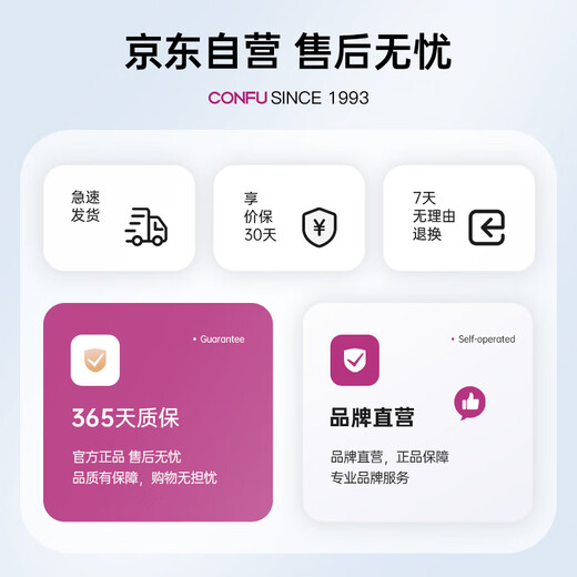 CONFU hair dryer household high power high wind gift small portable folding negative ion hair care hair dryer 1800W KF-3140C white negative ion model