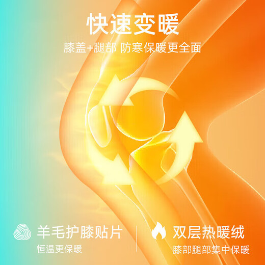 雅鹿保暖裤男棉裤男打底裤加绒加厚秋裤男防寒秋冬保暖内衣内穿棉毛裤 羊蚕护膝【灰色】 L 【建议100-120斤】