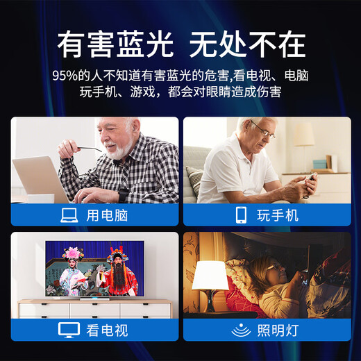 玉品堂老花镜女进口原料时尚花镜圆框显年轻高清防蓝光2605送父母150度