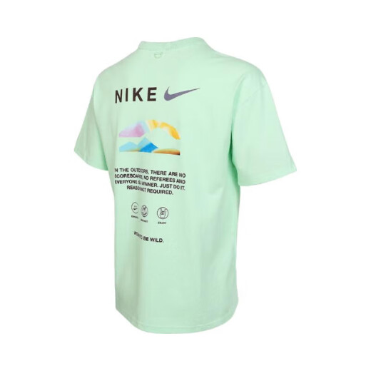 Camiseta de manga corta Nike (Nike) para hombres 2025 Summer NUEVO SPORTSWEA AL MARDIA CAMISO HEDMOSO ESTRADO ESTRADO ESTRO REDECTO COMPLIO COMPILSE COMPIAL HF6172-376 Verde L /175 /recomendado 130-150Jin [Jin equivale a 0.5 kg]