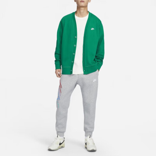 Nike (Nike) Jacke Herren 2025 Sommer neuer V-Ausschnitt Mode gestrickt