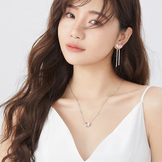 Fanci Fan Qi companion necklace female silver love pendant bestie birthday light luxury high-end gift for girlfriend