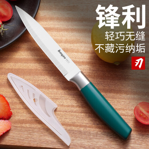 BAYCO fruit knife stainless steel peeling knife household watermelon knife portable melon and fruit knife peeling knife XY90105