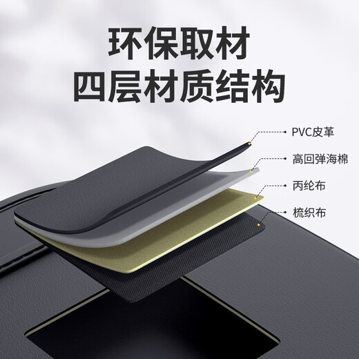 巫记汽车座椅后背收纳袋挂袋车载多功能椅背储物盒置物袋车内装饰用品 红旗车系大号收纳袋-定制款 黑色一个装(1个)