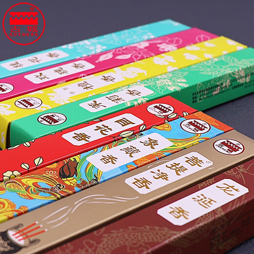 Gucheng Gucheng Fragrance Industry single-strand sandalwood incense floral rose jasmine incense hundred flowers ambergris osmanthus fragrance purifies the air single-strand ambergris