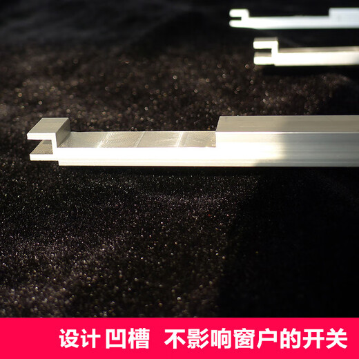 惠利得窗户防护栏隐形防护网防盗窗免打孔飘窗儿童阳台安全窗户栏杆包邮 银白色：高6782cm1根
