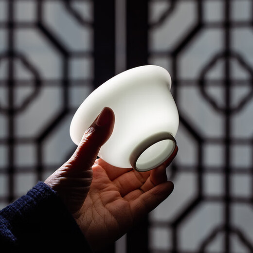 Jingdezhen (jdz) ceramic tea set high-end household kung fu bowl set office Chinese simple high-end gift Magnolia