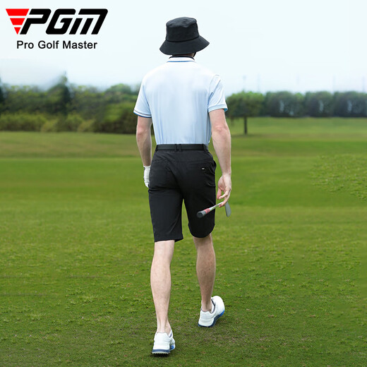 PGM Golf Ropa de golf de la camiseta de la camiseta elástica de la camisa elástica de la altura de verano para hombres.