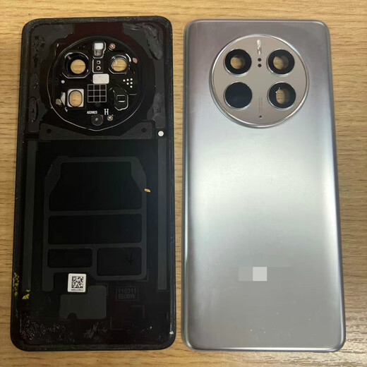 Suitable for Huawei mate50pro original disassembly back cover assembly mobile phone original rear glass shell battery cover Mate50pro-Yaojin black