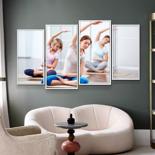 GLM gym decorative painting yoga studio hanging painting beautiful dancer mural dance training classroom wall poster Pilates 7570 30*60-2 pieces 40*80-2 pieces 4 pieces