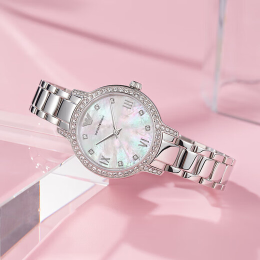 
ARMANIA watch women's nickname star series steel belt quartz fashion diamond-set women's wrist AR11150