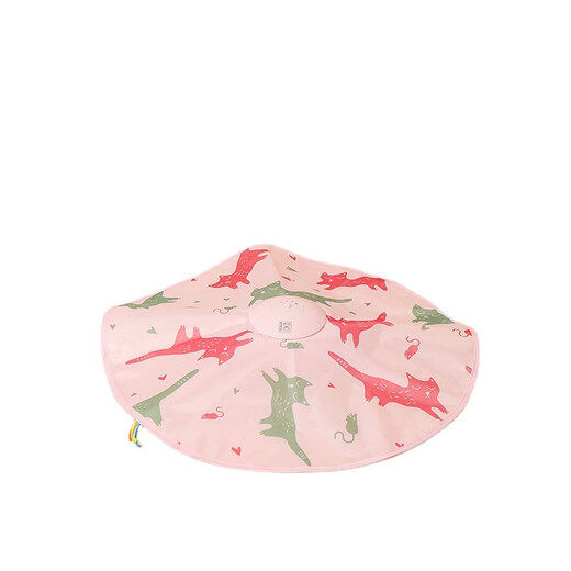 M-PETS Cat Toy Funny Stick Self-Happling Turntable Automatic Rotating Electric Toy Cat Artifact Pet Supplies Peek-A-Boo Qinglan - Rechargeable Version (Cloth Turntable + Feather + Yingluo Cable