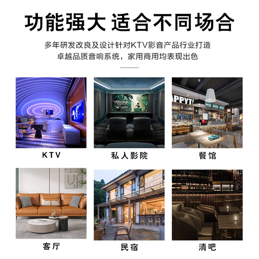 HiVi 10w home selection KX1000 home ktv audio set home theater full set of equipment home karaoke dual system karaoke all-in-one machine 10-inch bass set 3 10-inch 2.0 classic (recommended by the store manager)