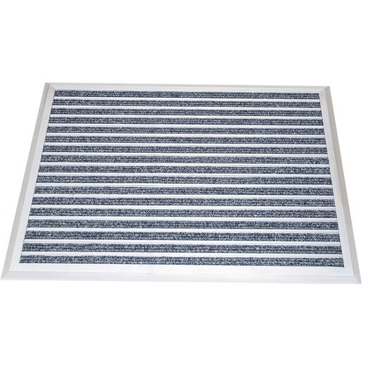 Zunxun outdoor non-slip floor mat stainless steel aluminum alloy dust-proof household high-end entry door carpet door entry door mat door light gray 900MM 600MM