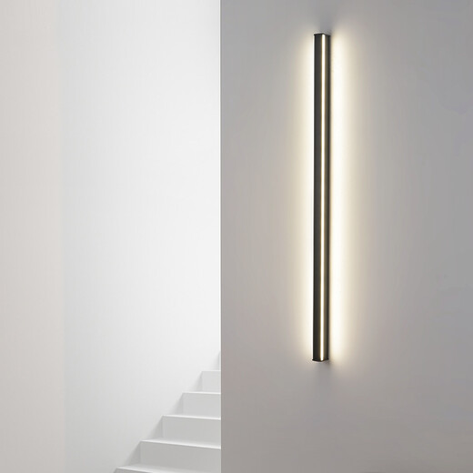 
Grand View Garden (DGY) Minimalist wall lights, smart home atmosphere lights, led long living room sofa lights, background wall lights, Zhongshan lamps, 003O 9716-Three-color light change 150cm-18W