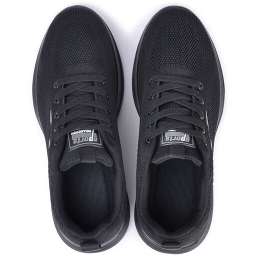 
Mengxi Spring and Autumn Middle-aged and Elderly Casual Sports Shoes Men's Mesh Black Work Board Shoes Men's Shoes Summer Breathable Cloth Shoes Men's Single Shoes A15-6621 Black 40