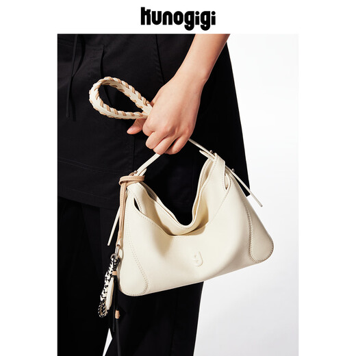 Guliangjiji Baseball HOBO Bag Small Bag Women's Original Design Shoulder Crossbody Bag Yuanyang Brown