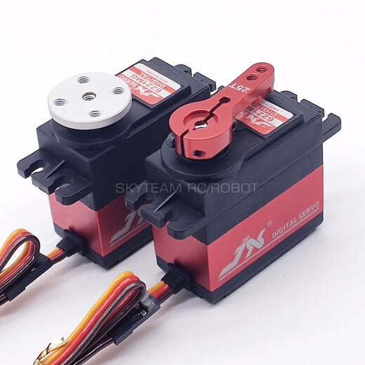 JX PDI-6221MG 20 kg de metal timón timón robot timón robot brazo timón cubierta metal de 20 kg versión estándar + 25t disco de metal 0.16s 5- 360 Velocidad ajustable Rotación continua