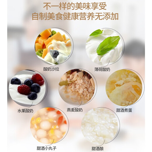 安质康（AN ZHI K） 酸奶机家用小型多功能5L大容量全自动自制黑蒜纳豆发面酵素甜米酒发酵机 6L多功能