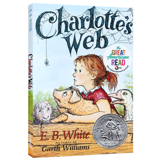 英文原版 夏洛的网 Charlotte's Web 夏洛特的网 E.B.怀特 纽伯瑞儿童文学银奖 蓝思阅读指数680L