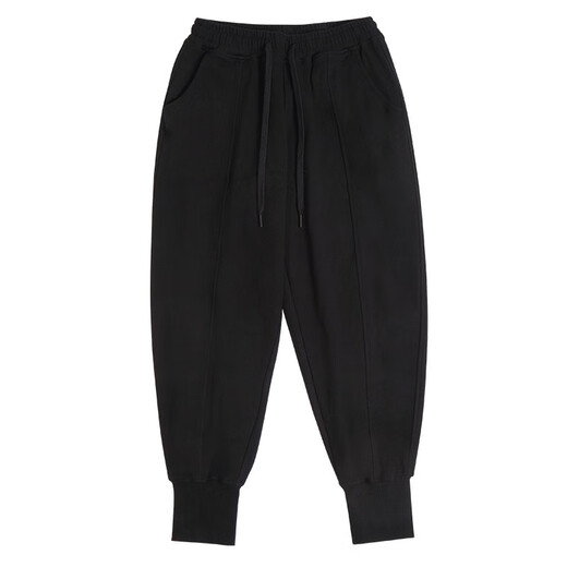 BODYDREAM sweatpants men's autumn and winter loose and versatile casual trousers American trendy knitted leggings sweatpants black L