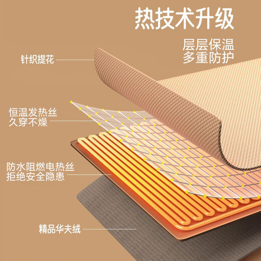 MUBE Heating Shawl Heating Electric Shawl Warming Blanket USB Washable Leg Cover Home Office Travel Portable Leg Warming Artifact Valentine's Day Gift for Girls and Girlfriends Flagship Cedar Apricot with 10000mah Power Bank