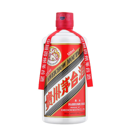 Moutai 2023 Ликер со вкусом Feitian Maotai 53%, 500 мл, одна бутылка [Знаменитая оценка ликера]