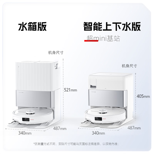 Stone (Roborock) P10S Pro Sweeping Roboter integriert und wischende intelligente Bodenwaschmaschine Automatische Staubsammlung Heißes Wasserwaschanweistuch Trocknung Wasserauffüllungsboden
