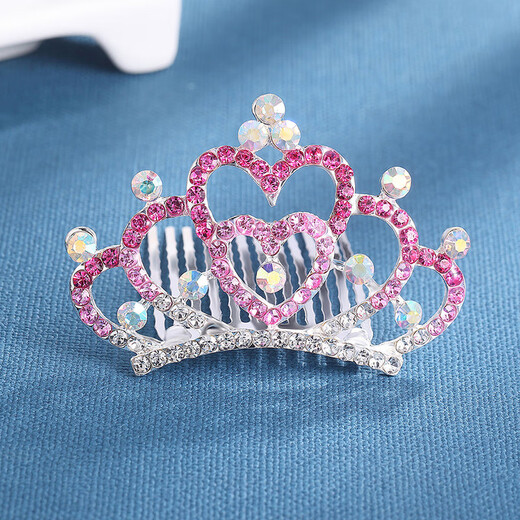 Chimera (CHIMERA) 2 pieces children's crown princess crown comb festival performance girl birthday party birthday gift girl