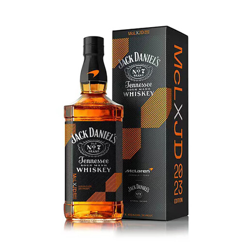 Jack Daniels McLaren co-marquée 2023 Boîte-cadeau 700ml Tennessee, USA Mélanger le whisky