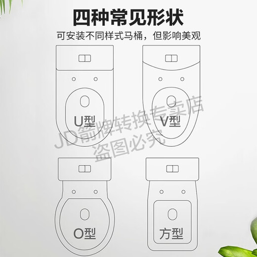 XMSJ Arrow ARROW Toilettendeckel Universal Original Original Toilettensitz Toilettenzubehör Verlangsamung Leiser Harnstoff Formaldehyd PP Sitz Quadratisch PG004/AE12608 Verlangsamung Schnellverschlussbezug