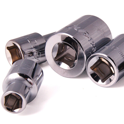 XMSJ牌 12.5mm系列铬钒钢公制六角套筒 E3519 19mm
