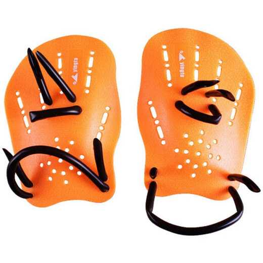YINGFA freestyle arm stroke training swimming webbing for adult beginners swimming training 03 paddling palm-1 orange S (for children under 15 years old)