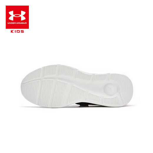 Under Armour [Pago real por 699 zapatos de carrera gratis] zapatos deportivos para niños cómodos y versátiles zapatos casuales contrastantes para niños y niñas negros/rojos 40
