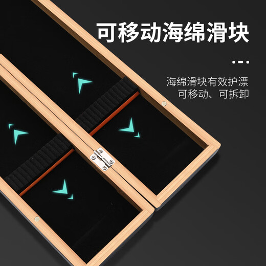 Folk artist dragonfly style paulownia float box, extended version, lightweight and convenient wooden float box, fishing gear and fishing supplies storage box 55CM