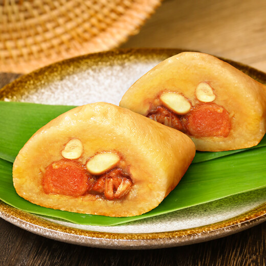 道滘佳佳美粽子礼盒 佳佳美粽子东莞道窖裹蒸粽蛋黄鲜肉粽豆沙 企业特产手信 龙腾盛世（4粽）688克