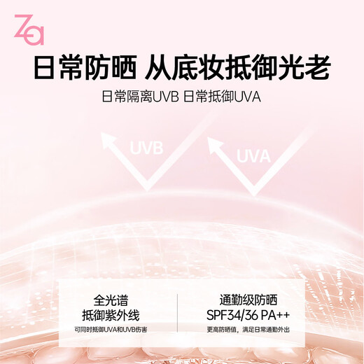 Ji Rui (ZA) Feng Jianyu recommends two-color isolation cream sunscreen concealer cream three-in-one white 35g + purple 35g