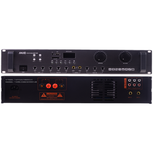声可达 功放商业卡拉ok包房回音混响系统 音响套装:AM100+LP8+MU9902