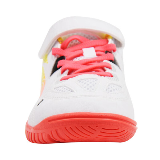 Li Ning Table Tennis Shoes Children's Boys and Girls Sports Shoes Breathable Non-Slip Tendon Sole Eagle Eye 2.0 White Red 33.5