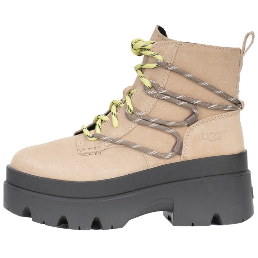UGG American version of women's BRISBANE waterproof thick-soled fashionable Martin boots warm snow boots 1143841 MDSD-bee brown 38